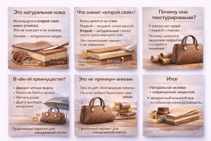 Текстурированная натуральная кожа. ―  "Сумкины Дети"